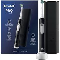 Elektrinis dantų šepetėlis ORAL-B PRO SERIES 1 juodas, 3 režimai, su dėklu