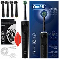Elektrinis dantų šepetėlis ORAL-B VITALITY su atsarginiais antgaliais