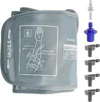 Didelis kraujospūdžio matuoklio manžetė XXL, 22–60 cm, su 6 adapteriais