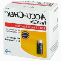 Lancetos ACCU CHEK FASTCLIX, 204 vnt., gliukozės matuokliui