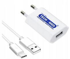 Adapteris TECH-MED, micro USB, kraujospūdžio matuokliams, 1 vnt.