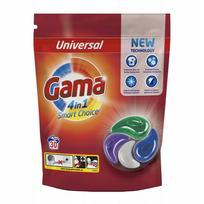 Skalbimo kapsulės Gama 4in1, 30 vnt., 660 g, universalios