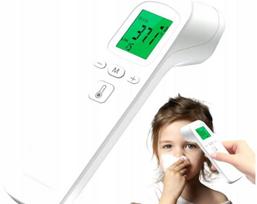 Belaidis elektroninis termometras, infraraudonųjų spindulių, LCD, 1 s