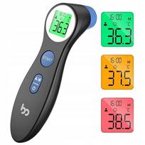 Bekontaktis infraraudonųjų spindulių termometras FEMOMETER DET-306 su LCD ekranu, veikiantis su baterijomis