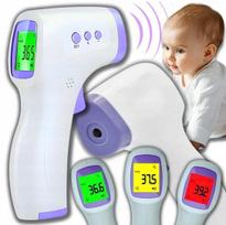 Bekontaktis medicininis infraraudonųjų spindulių termometras su LCD ekranu