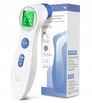 Priekinis termometras FEMOMETER DET-306, baltas