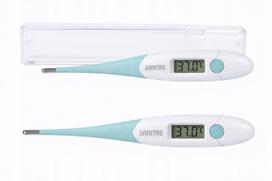 Lankstus elektroninis termometras, tikslus matavimas, dėklas