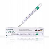 Stiklinis termometras be gyvsidabrio su plaktuve Geratherm Classic GT-1000
