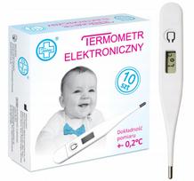 Elektroninis medicininis termometras TESTEO su dėklu, greitas matavimas