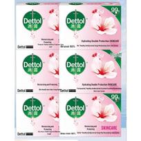 Dettol Moisturizing Bar Soap 6-Pack pink