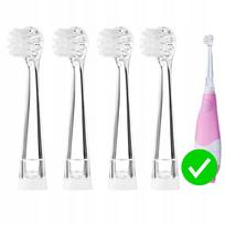 Vaikiški dantų šepetėlio BRUSH-BABY BABYSONIC antgaliai, 0–36 mėn., keičiami