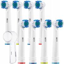 Dantų šepetėlio galvutės ORAL-B BRAUN Precision, 8 vnt. su dangteliu