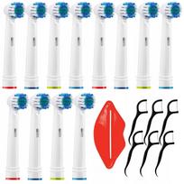 Dantų šepetėlio antgaliai ORAL-B Precision Clean, 12 vnt. su priedais