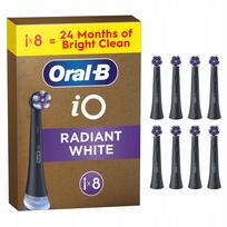 Dantų šepetėlio antgaliai Oral-B iO Radiant White, balinantys, 8 vnt.