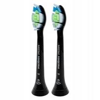Elektriniai dantų šepetėlio antgaliai PHILIPS DiamondClean juodi HX6061/13, 2 vnt.