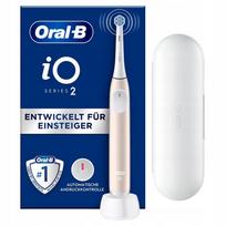 Elektriniai dantų šepetėliai Oral-B iO 2, 2 vnt., su dėklu, rožiniai