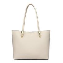 Women Hobo Bag Superior quality PU Leather Solid Shoulder Bag Bucket bag Fashi Large Capacity Handbag For School Work wallet smėlis