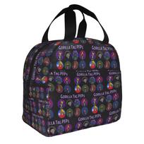 Gorilla Tag VR Hot Game  Lunch Bag Men Women  Cooler Thermal Insulated Lunch Box for Adult Office One Size black