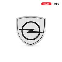 Q10213D Metal Shield Stickers Trunk Exterior Accessories For Opel astra h astra j g corsa insignia zafira b vectra c corsa d vivaro white