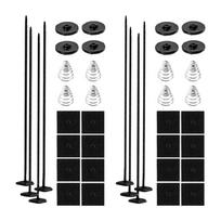 Radiator Fan Mount Zip Ties Clips Easy Installation Electric Transmission Coolers Mounting Tie Strap Car Fan Mounting Kit
