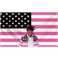 Lil Uzi Plakatai Vert Pink Tape Muzikos Albumas Sienos Dailė Gobelenas Memas Amerikos JAV Vėliavos Fonas Fono Paveikslai Y2k Estetika Gobelenai 100X70CM pink