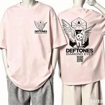 Deftones For Fan Gift Tshirt Unisex Unisex Harajuku Oversized Unisex Short Sleeve Streetwear High Quality Couples Breathable Soft S white