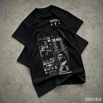 THE WEEKND StarBoy TRACKLIST T-shirt Men Women Unisex Oversized Streetwear Y2k Fashion Short Sleeve Hip Hop Female Male Clothing 4XL gray