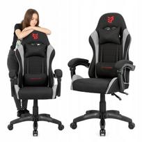 Žaidimų kėdė GAME XL, orui laidus audinys, su pasukama baze