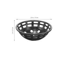10Pcs Planter Hole Mesh Mat Breathable Soil Retention Pad Plastic Pot Bottom Net for Flowerpot Drainage Air Permeability Garden black