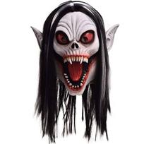 Helovino Baisus Zombis Vampyras Vaikštantis Monstras Kaukė Siaubinga Siaubo Lateksinė Pilno Veido Kaukė Helovino Kostiumo Kaukės Suaugusiems juoda