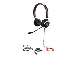 Ausinės JABRA EVOLVE 40 MS Stereo USB Headband Noise cancelling USB connector with mute-button and volume control on the cord