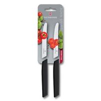 Victorinox Swiss Modern dantyti pomidorų peiliai, 2 vnt., 11 cm, Black 6.9003.11WB