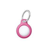 For Apple Airtags Locator Tracker Airtag Case With Keychain Silicone Anti-lost Cover Sleeve Holder Protective Case for Air tag rožinė