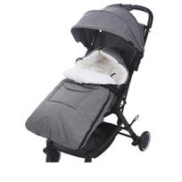 Thick, warm stroller sleeping bag black
