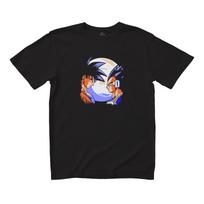 Goku vs Vegeta Anime T-Shirt Graphic Tee Unisex Casual Top S white