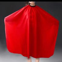 140*120cm Hair Cutting Gown Barber Salon Gown Cape Hairdresser Hair Cutting Waterproof Cloth Tools Hairdressing Dress Cape Apron raudona