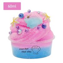 Clear Fluffy Slime 60ML, Fragrant Stretchy Putty, Fake Candy Aesthetic, Festive Decor, Holiday & Birthday Party Supplies
