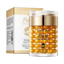 24K aukso kolageno perlų kremas 60g SADOER drėkinamasis kremas 1 beige