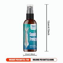 Squid Multi-Effect Fishing Liquid,Specially Designed,Quickly Stimulate Squid Hunger Professional Fishing Liquid Squid Attractant gray