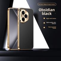 For Huawei Honor 400 Pro Case Luxury PU Leather Skin plating Lens Protective Back Cover Case For Honor 400 400Pro Phone Shell Honor 400 Pro (China) juoda