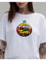 Armenia print T-shirt for summer 4XL white