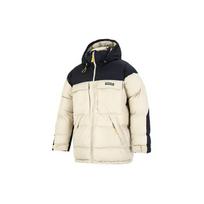Columbia Ballistic Ridge™ Dydelis Pūkinis Striukė Spalvotas Blokuotas Medvilninis Striukė su Gobtuvu Žieminė Vyriška Striukė Chaki spalvos WE4393-271 XL white