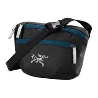 Arcteryx 1.5L Mantis 1 Classic Logo Durable Waterproof Outdoor Bag Recycled Polyester Black And Sky Blue Unisex bags X000009234-LODESTAR Black & Azure Blue black