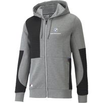 Puma BMW MMS FULL-ZIP men's hoodie gray 53118703 r M black