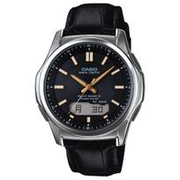 Casio Wave Ceptor Saulės energija įkraunamas Radijo bangomis valdomas laikrodis WVA-M630L-1A2JF Vyriškas Juodas Multiband 6 5 ATM juoda