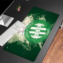 Saint-etienne Football Club Mouse Pad, Rubber Base, Mouse Pad for Gamers and Office Use, Gaming Desk , Easy To Clean Mat Christmas fan gifts 30cmx60cm（11.8x23.6inch）