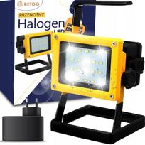 Nešiojamas akumuliatorinis LED darbo ir statybinis prožektorius RETOO 30W