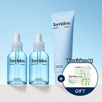 Torriden DIVE-IN Low Molecular Hyaluronic Acid Serum 50ml + 40ml + Cream 80ml Set white