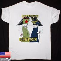 MEN AT WORK BAND IT'S A MISTAKE T Shirt All Size S To 5XL TU103 Unisex T-Shirt M beige