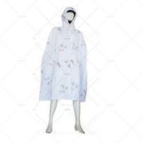 Snow Ghillie Camouflage Cloak white